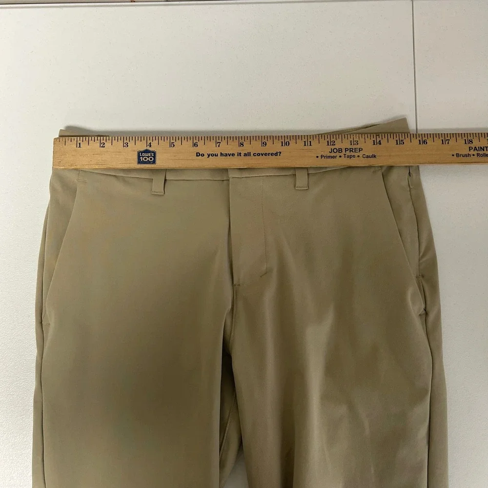 Lululemon Commission Slim-Fit Pant Mens 30 Khaki Tan Warpstreme Chino LM5AO4S
